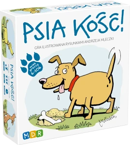 Psia Kość - gra rodzinna z rysunkami Andrzeja Mleczki
