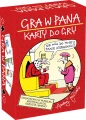 Gra w Pana, karty do gry