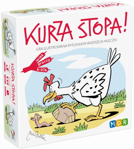 Kurza Stopa - gra rodzinna z rysunkami Andrzeja Mleczki