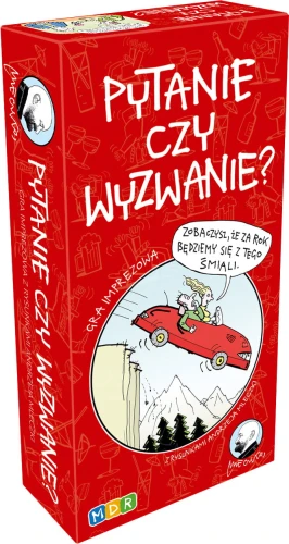 Pytanie czy wyzwanie? - gra imprezowa ilustrowana rysunkami Andrzeja Mleczki
