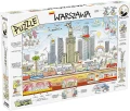 Warszawa - puzzle z rysunkiem Andrzeja Mleczki 