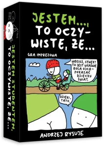 Jestem ... to oczywiste, że ... -  gra imprezowa z rys. Andrzej Rysuje!