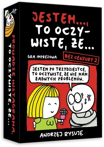 Jestem ... to oczywiste, że ... bez cenzury 2 - gra imprezowa z rys. Andrzej Rysuje!